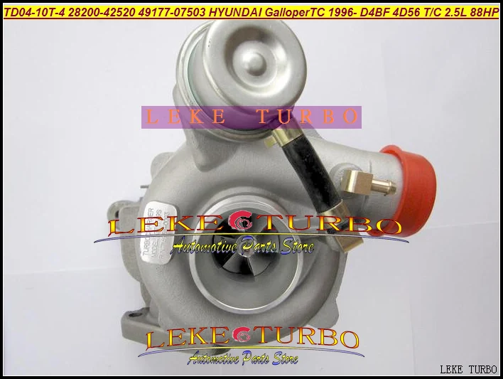 Турбокомпрессор Turbo 28200 42520 49177 07503 для HYUNDAI Galloper TC 1996 D4BF 4D56 T/C 2.5L 88HP бесплатная