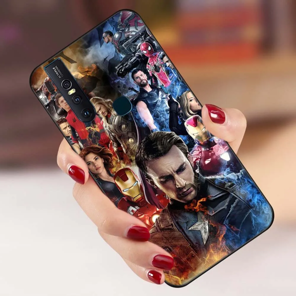 15 WEBBEDEPP Мстители завершающей ТПУ чехол для vivo Y17 Y53 Y55s Y67 Y75 Y81s Y85 Y89 Y91 Y91C Y95 Y93 V5s V7 V9 - Цвет: 15