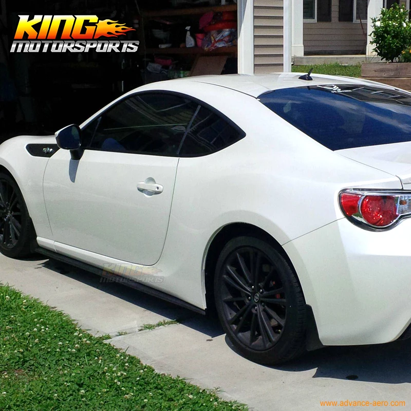 Неокрашенная искусственная кожа для 13 20 FRS Subaru BRZ GT86 FT86 CS style|side skirts| |