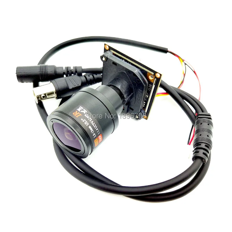 Мини камера видеонаблюдения 900TVL CMOS HD Цвет 1 3 МП объектив 2 8 12 мм двойной фильтр