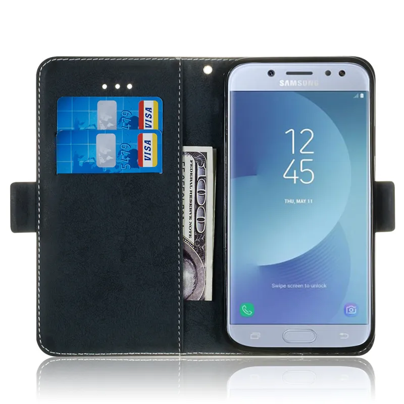 Wekays Кожаные чехлы с пандой для Samsung Galaxy J3 2017 J330 J5 J530 J7 J730 чехол Pro|Чехлы-портмоне| |