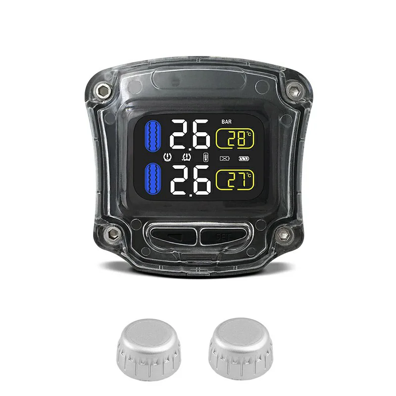 M3-B беспроводная система контроля давления в шинах для мотоциклов TPMS реальном