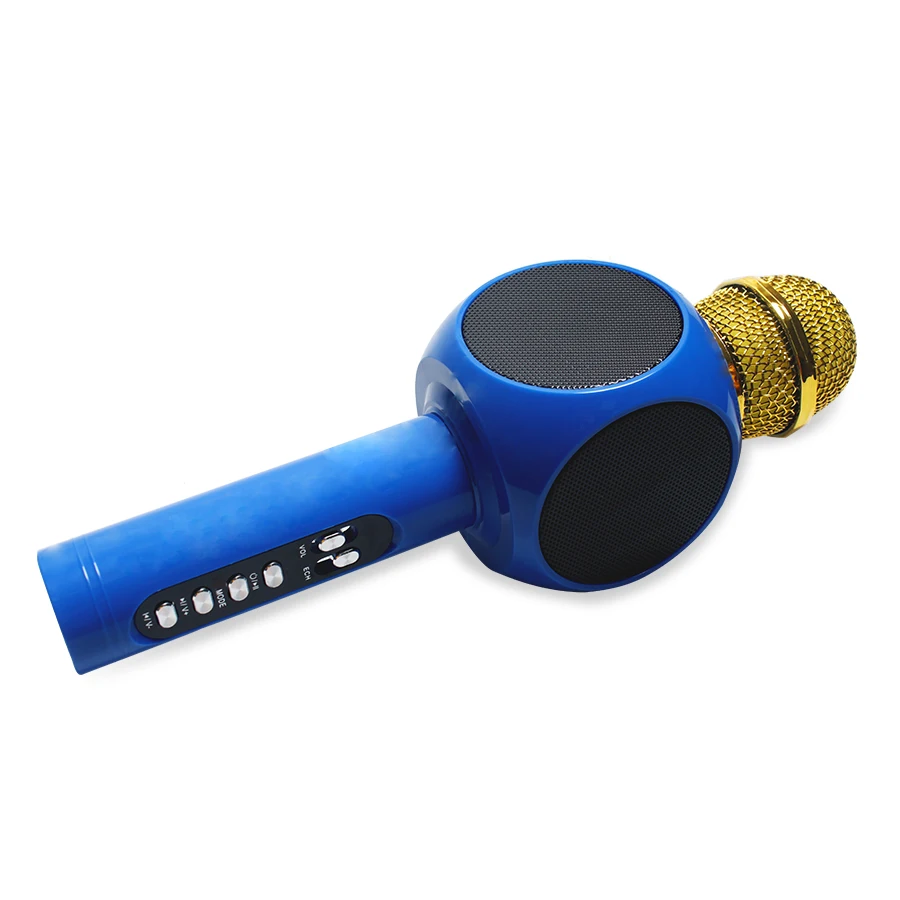 WS1816 ручной микрофон беспроводной Bluetooth караоке микрофон USB плеер микрофон динамик с шумоподавлением для дома KTV