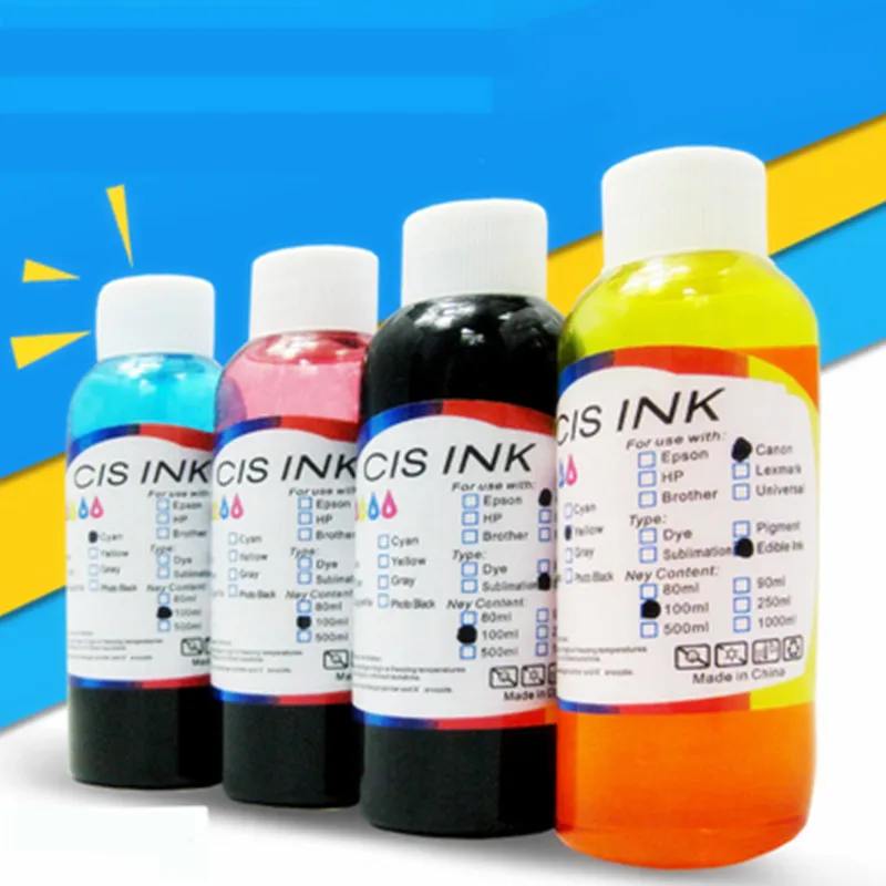 T0821 T0824 съедобные чернила для Epson RX590 RX615 RX610 RX690|edible ink|ink for epsonedible ink epson |