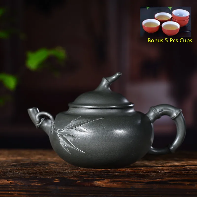 

220ml Yixing Purple Sand Tea Pot Genuine Famous Pure Hand-made Tianqing Mud Teapot Kung Fu Tea Kettle Tea Set Free Shipping