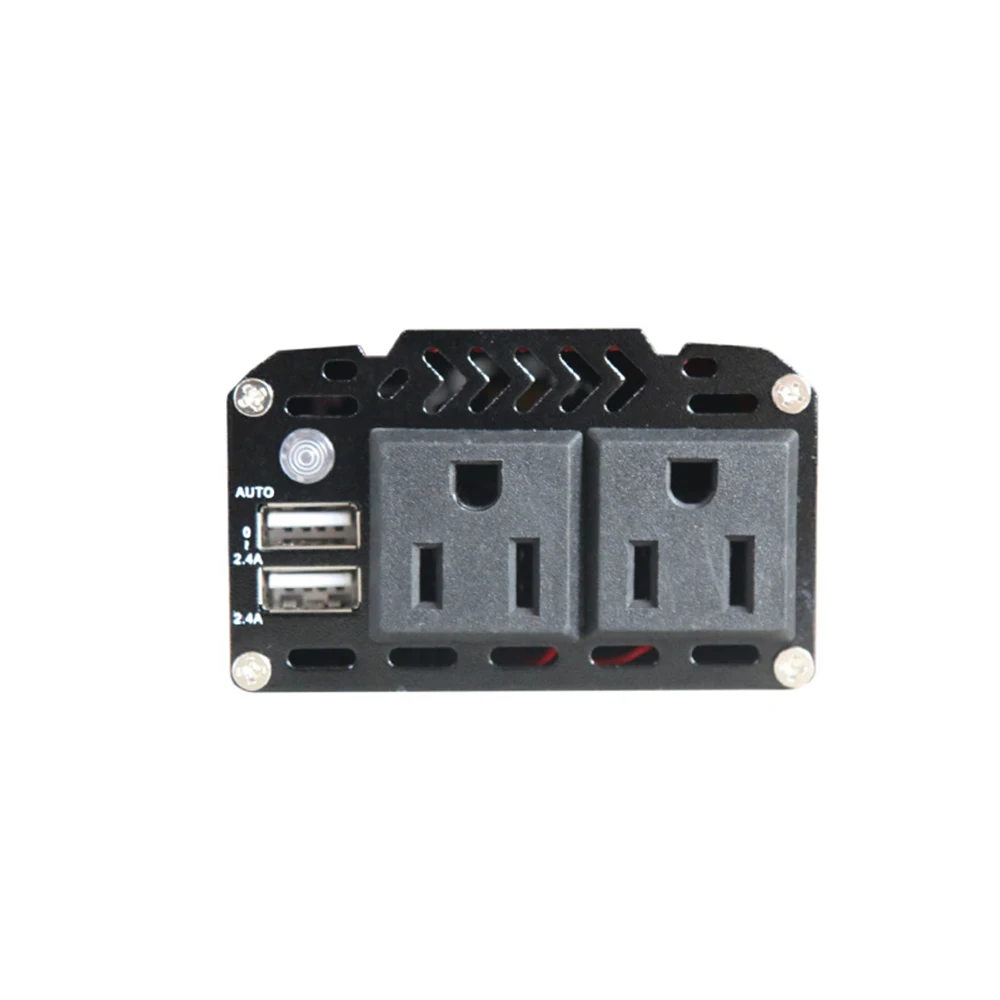 400 Вт Dc12v к Ac110v 220 В Солнечный автомобильный преобразователь инвертор двойной usb
