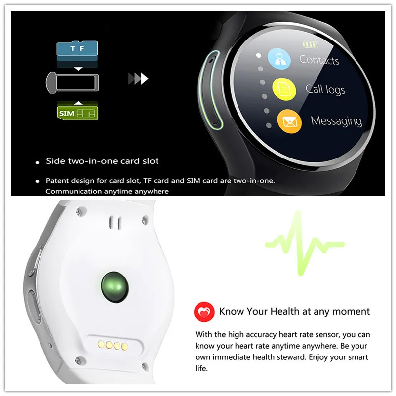 Смарт часы Pewant KW18 с монитором сердечного ритма Montre Connecter Smartwatch для Samsung gear s3 s2 Android