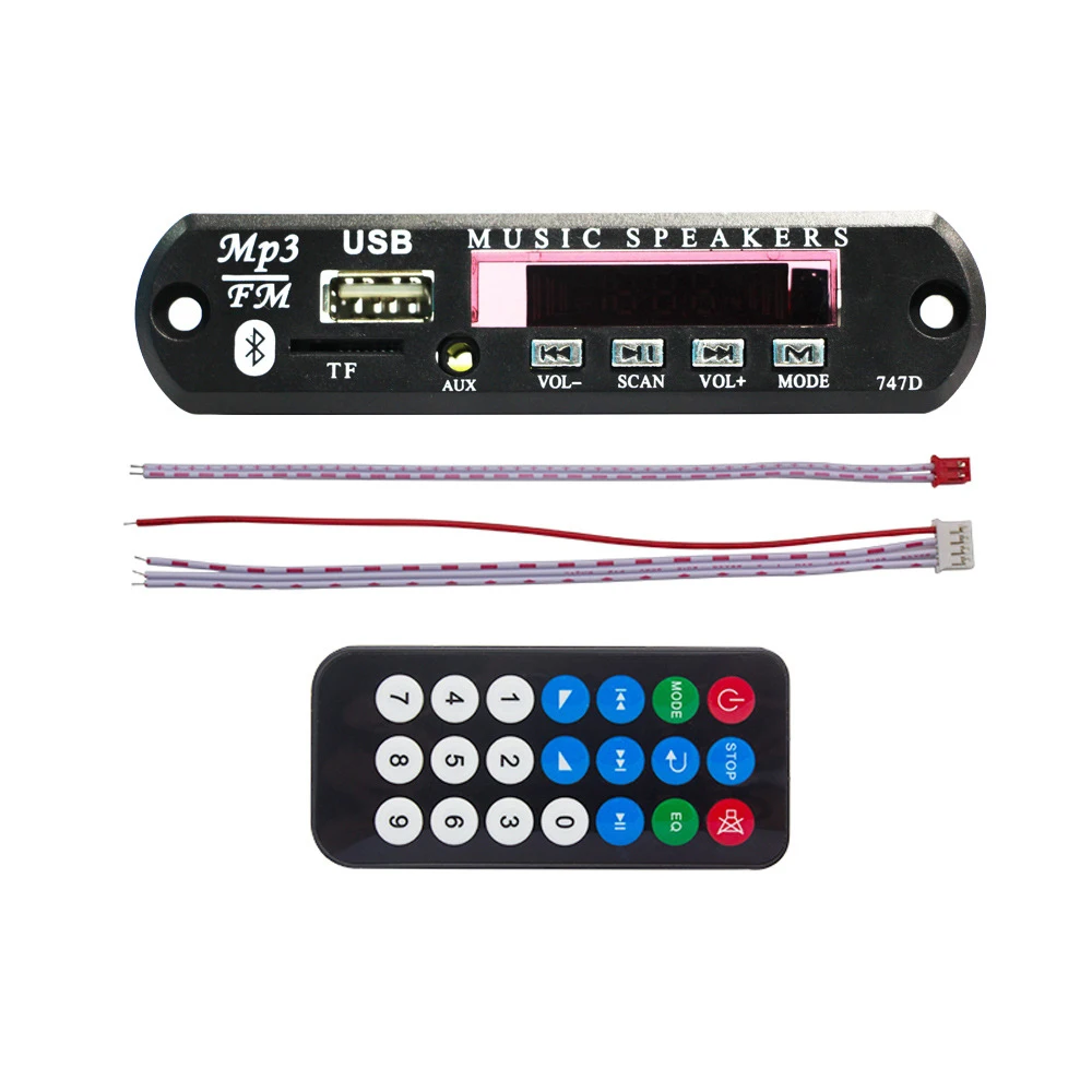 MP3 Bluetooth декодер 12 В M515 плата модуль многоформатный аудио USB TF - Цена: 191,39 руб.
