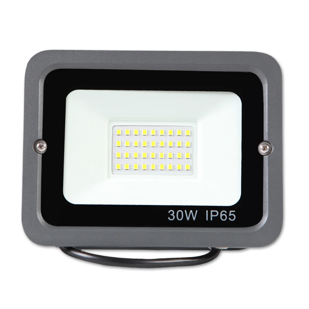 220 В LED прожекторы 20 Вт 30 50 100 150 200 Светодиодный прожектор Refletor Наружное освещение
