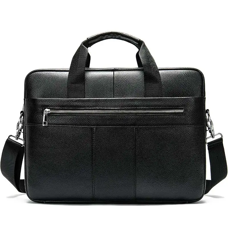 8523A3black MVA мужская кожаная сумка для ноутбука, мужской портфель, сумка для офиса, мужская сумка из натуральной кожи, мужские деловые сумки для компьютера, мужская сумка 7108 - Цвет: 8523A3black