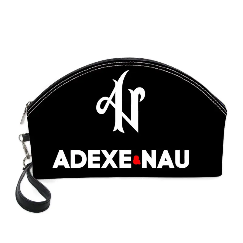 Бесшумные дизайнерские женские косметички Adexe& Nau Логотип Кожа для путешествий сумка для хранения косметики органайзер для красоты сумка - Цвет: LMXL0159Z9