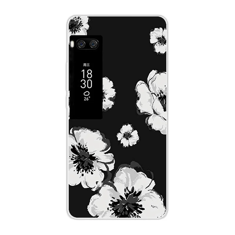 Роскошный ТПУ чехол для Meizu Pro 7 Plus хмурый задней панели 5 дюйма прозрачный