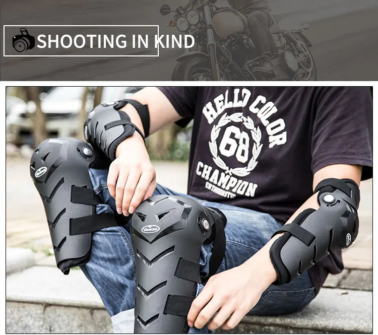 VEMAR Motocross Knee Pads Motorcycle Knee Protector And Elbow Protector Outdoor Sports Motorcycle Equipment