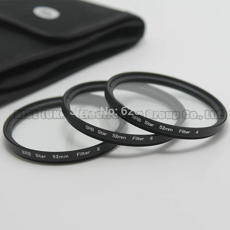 52 мм 4 6 8 точечный фильтр для объектива камеры Canon EF 18 55 50 85 мм|filter kit|star filter52mm filter kit |