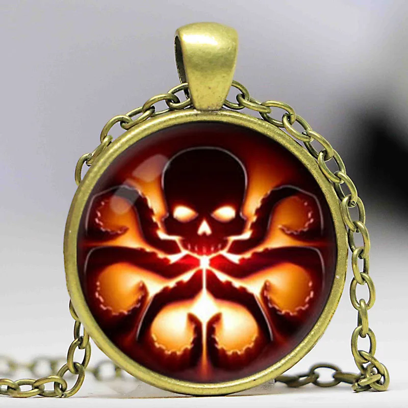 Кулон с логотипом Hail Hydra стеклянный кулон Hydra|pendant necklace|pendant jewelryphoto pendant |