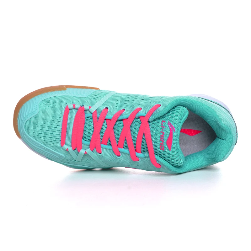 Li Ning/Женская обувь для бадминтона текстильные дышащие кроссовки износостойкая