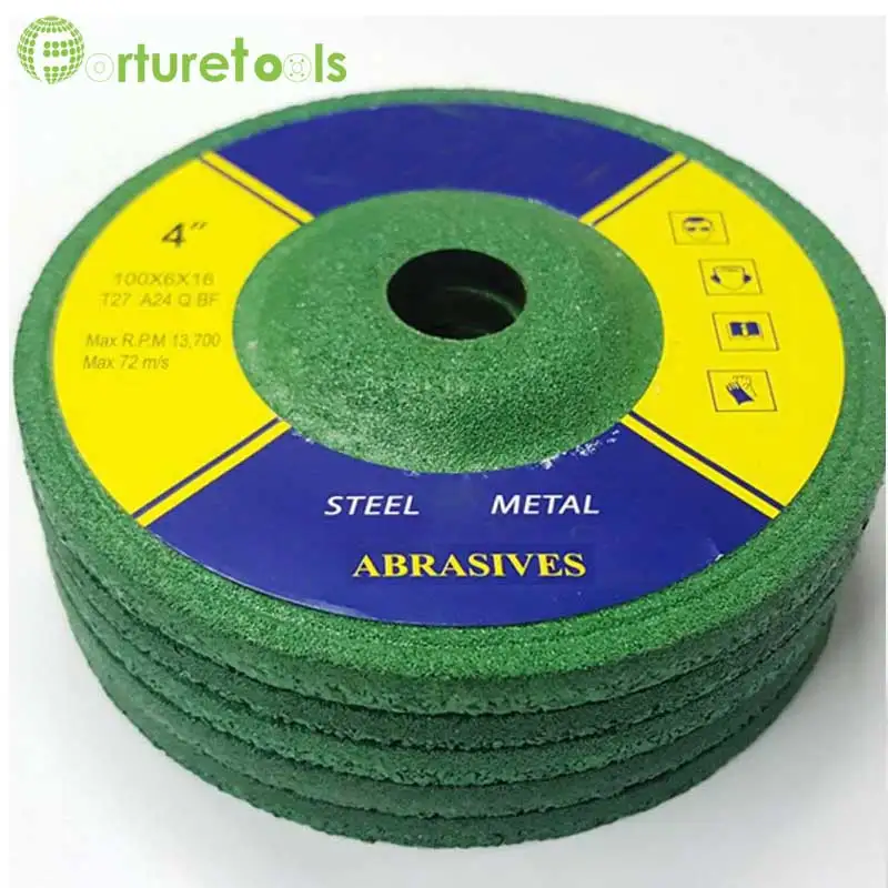 Абразивный диск зеленого цвета оксид алюминия для полировки металла и стали