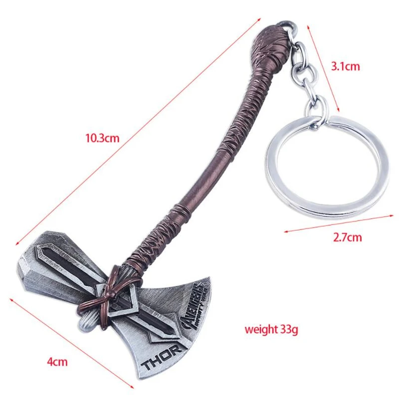 Брелок для ключей Thor Stormbreaker из сплава|Реквизит костюмов| |