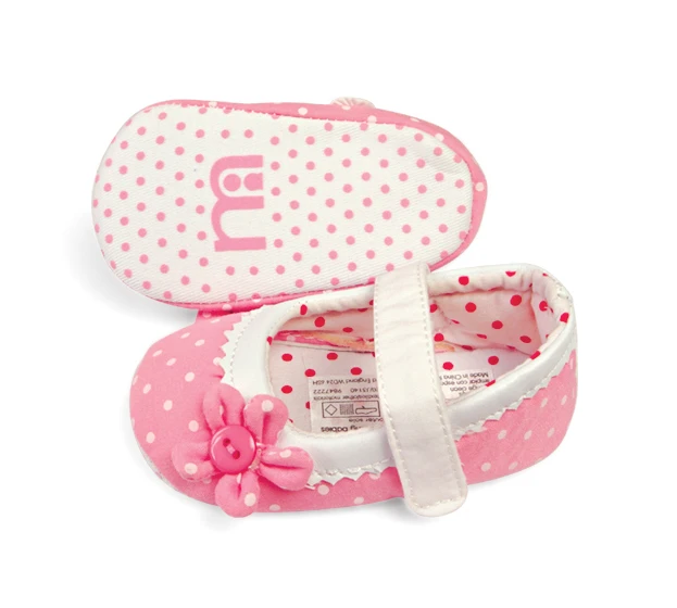 

Baby Girl Princess Shoes Toddlers Soft Sole Summer Shoes Cute Flower and Polka Dots, Heart First Walkers Free Shipping Wholesale