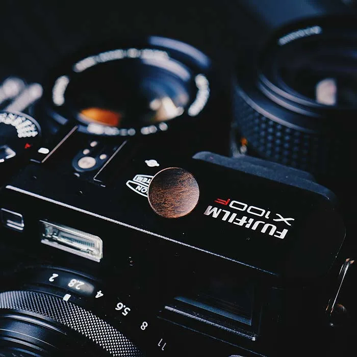 Деревянная кнопка спуска затвора для Fuji XT2 XT10 XT20 X PRO2 X100F FujiFilm|Пульты и триггеры| |