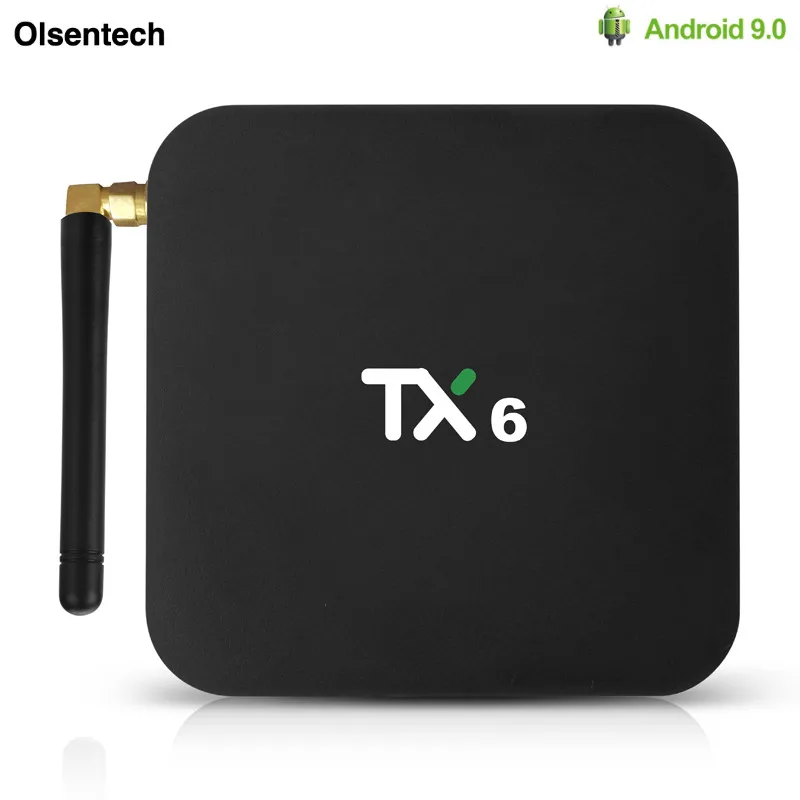 ТВ приставка TX6 Android 9 0 4 Гб RAM 64 5 8G Wifi Allwinner H6 Quad Core USD3.0 BT4.2 4K Google Player Youtube Tanix