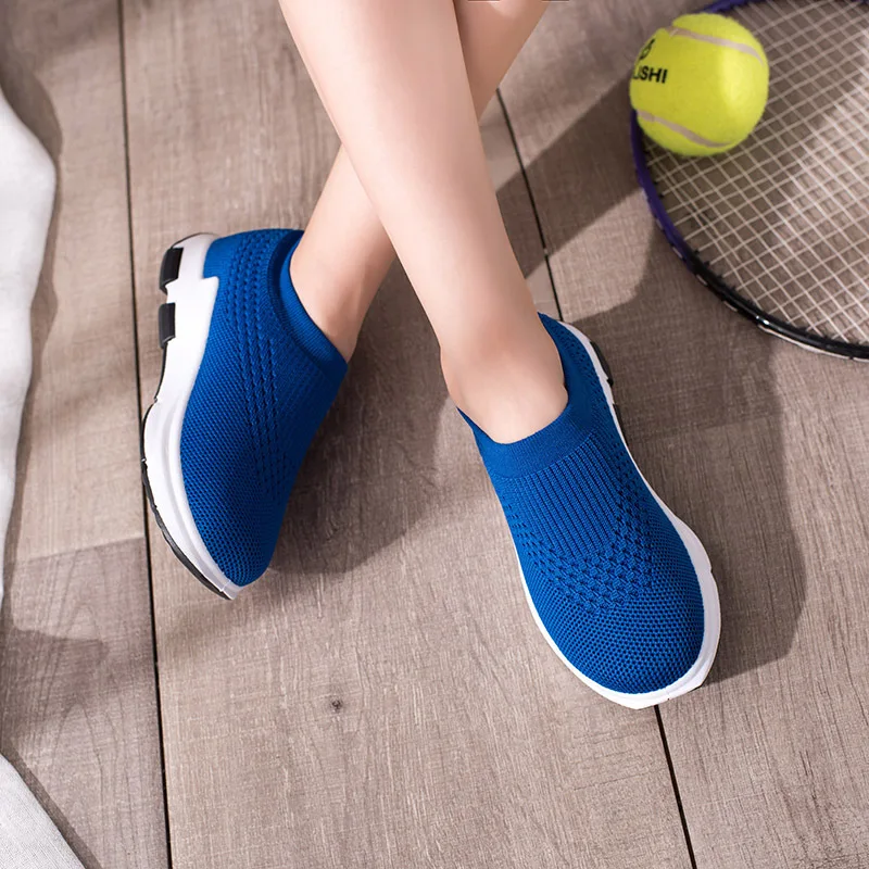 Hot-Sale 2018 Autumn Summer Children Fly Weave Sports Shoes Girl Knit Soft Sole Leisure Socks Sneakers | Детская одежда и обувь
