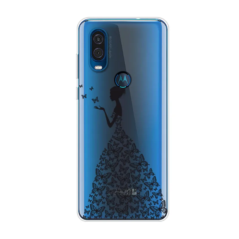 Силиконовый чехол для Moto One Vision Motorola мягкий телефона из ТПУ MOTO OneVision XT1970|Бамперы| |