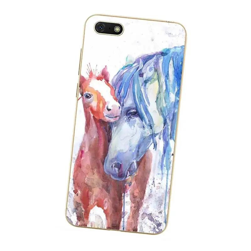 N461 Водонепроницаемая лошадь Мягкий ТПУ силиконовый чехол для Huawei Honor 6a 6C 6X 7A 7C 7S 7X8
