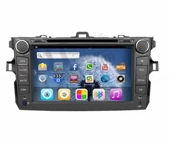 Четырехъядерный 1024*600 Android 7 1 подходит для TYOTA COROLLA 2001 2006 2007 2008 2009 2010 2011