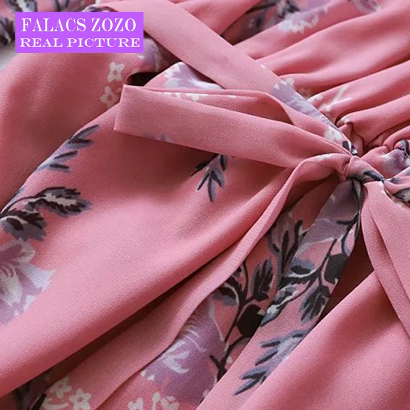 Falacs zozo на лето и весну богемный модные пикантные Повседневное Винтаж печати