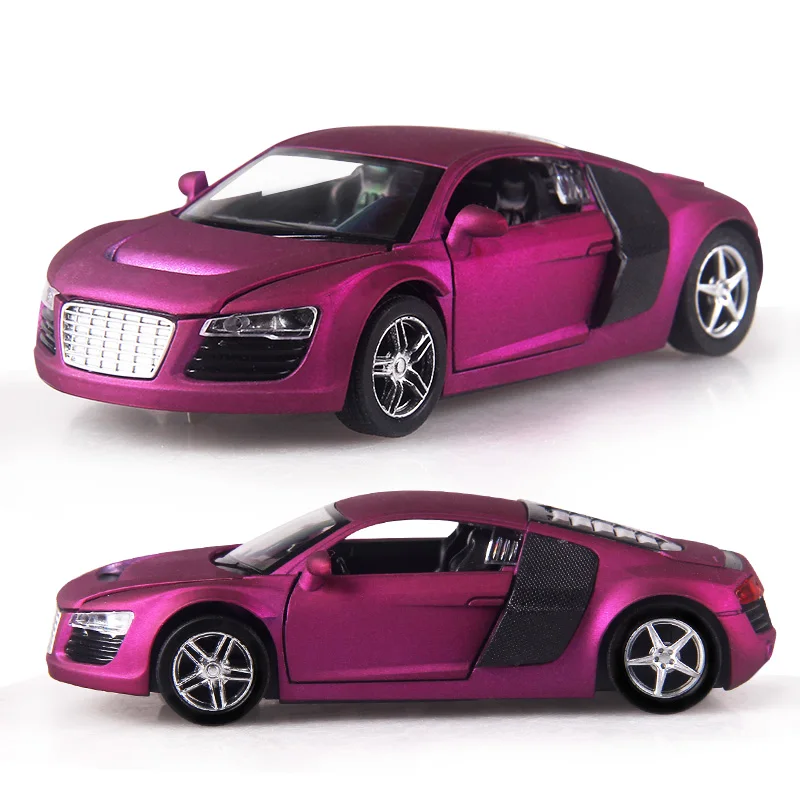 Модель автомобиля audi R8 1:32 со звуком и подсветкой 14 см 4 цвета|alloy car|pull backdiecast models |