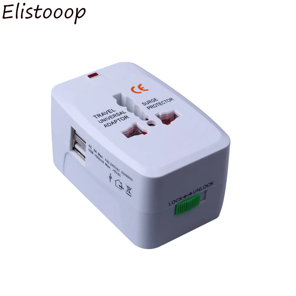 Универсальный переходник с двумя USB портами для зарядного устройства