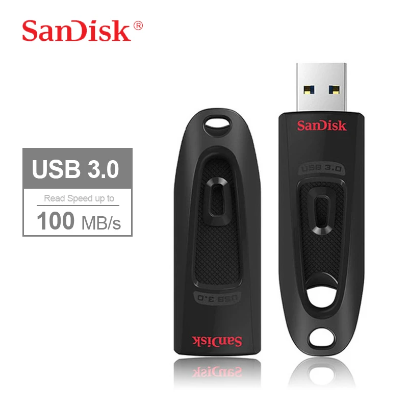 Флеш накопитель SanDisk 256 ГБ 128 USB 100 64 32 16 ключ скорость чтения до м/с|128gb usb3.0|sandisk usb16gb