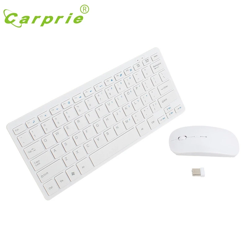 CARPRIE Ultimate Беспроводная мини-клавиатура и мышь 2 4 ГГц комплект для ноутбука iMac Macbo