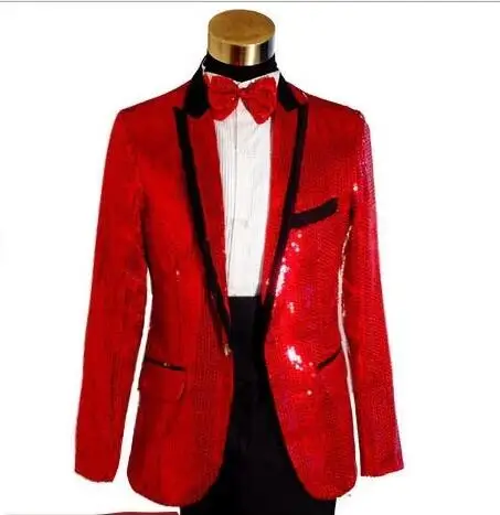 

M-XXL Men's PU Jacket Bar Nightclub DJ Stage Pack Black Patent Leather Baseball Salon Hairdresser Rock Big Singer Men's Costumes