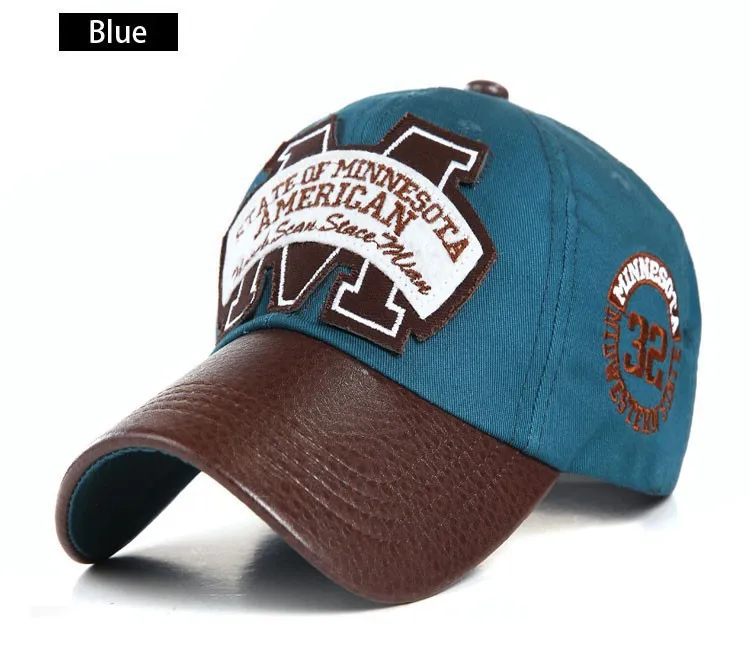 Fashion Leather PU Visor Letter 
