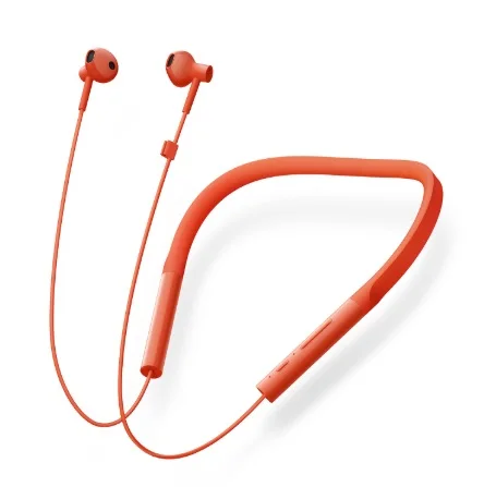 red color Xiaomi ожерелье Bluetooth наушники Молодежная версия Беспроводные наушники с микрофоном и встроенным управлением в ухо - Цвет: red color