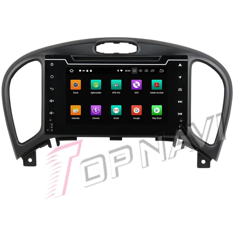 Автомобильный мультимедийный DVD плеер Topnavi Octa Core Android 9 0 для Nissan JUKE 2004 2015 2016 аудио