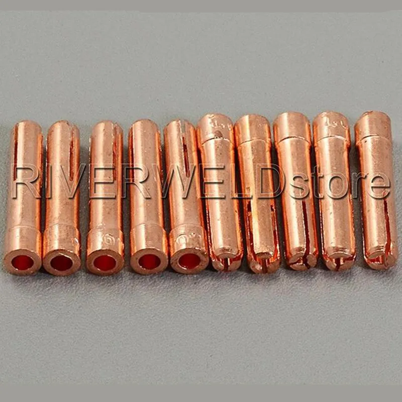 

TIG Collets 13N21 1.0mm .040" Fit SR DB PTA WP 9 20 25 TIG Welding Torch Consumables ,10PK