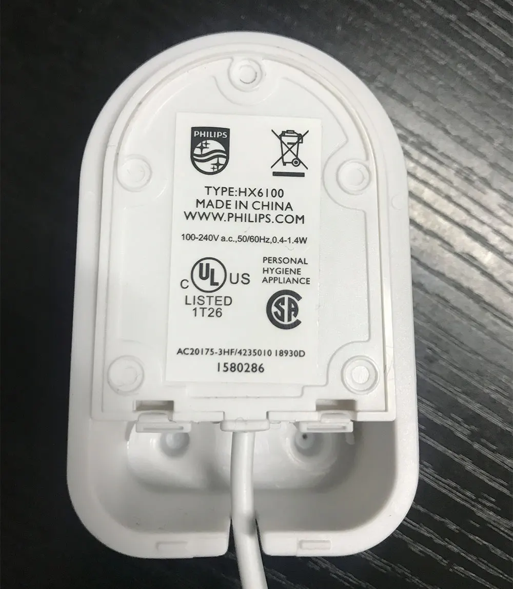 Высококачественное беспроводное зарядное устройство для зубной щетки Philips