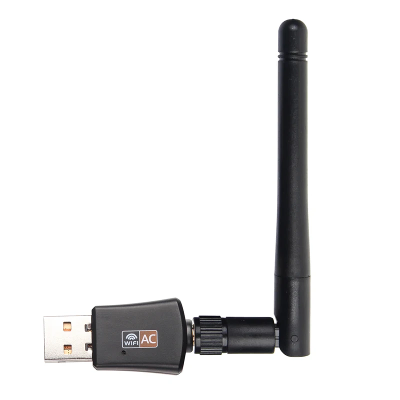 Мини USB WiFi адаптер 5 ГГц + 2 4 600 Мбит/с Беспроводной двухдиапазонный 802.11ac с антенной