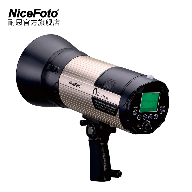 Беспроводная портативная вссветильник NiceFoto n6 600 Вт TTL M HSS для C 5DSR 5DS 5D IV III 6D II 7D 80D |