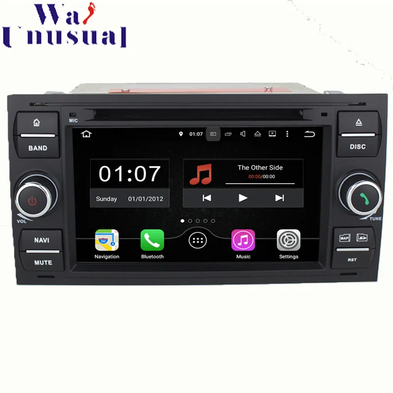

WANUSUAL 7" Android 7.1 Car Multimedia Player for Ford Focus 2004 2005 2006 2007 2008 GPS Navigation with WIFI BT Quad Core 16G