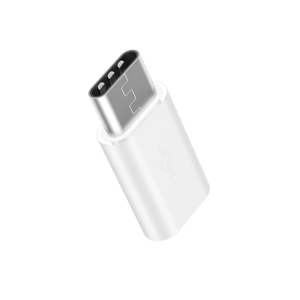 5 шт./компл. USB-C type-C к Micro Mini USB адаптер для зарядки данных - Цвет: white