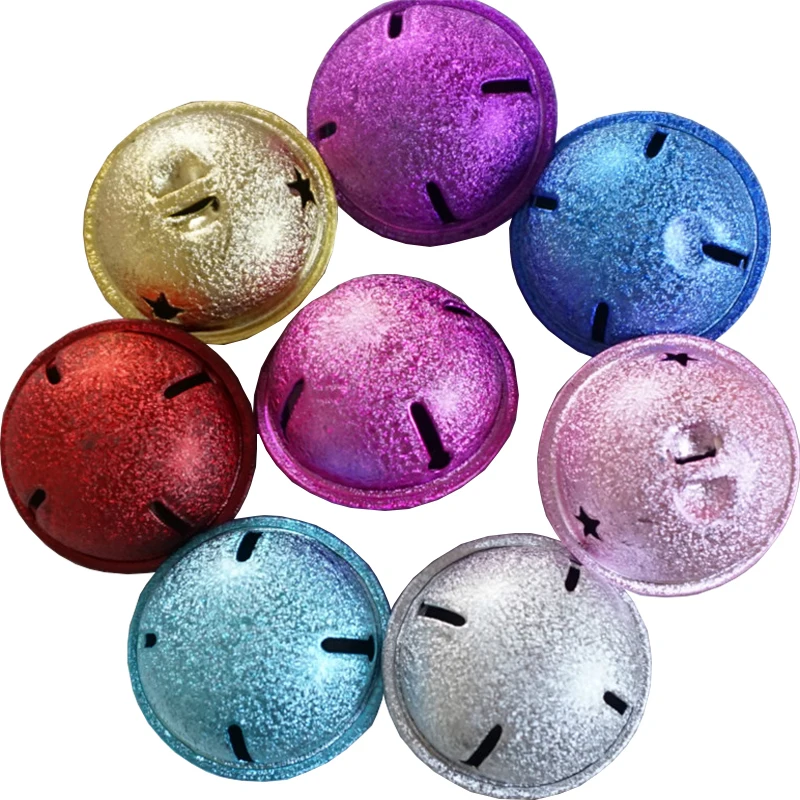 10PCS/LOT Matte Star Jingle Bell Pendant Decor DIY Christmas Tree Gifts party decorations | Дом и сад