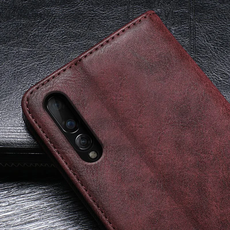 Роскошный винтажный флип чехол из искусственной кожи для Huawei P30 P 30 ELE AL00 L09 ретро