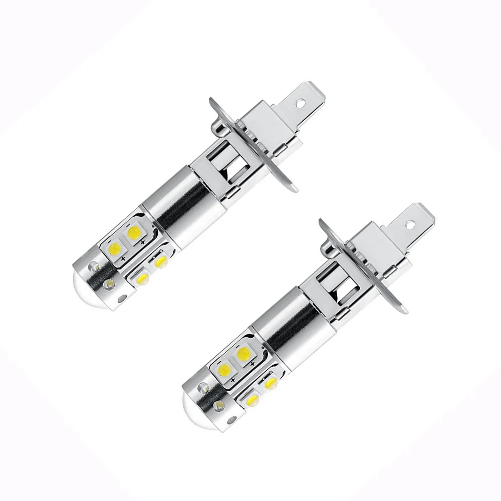 2 шт. Автомобильные светодиодные лампы H1 50 Вт 10 SMD|Автомобильная противотуманная