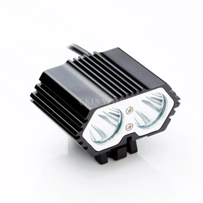 

50Pcs/Lot 6000LM 2 X XM-L T6 LED USB Waterproof Lamp Bike Bicycle Headlight Bicycle Lights Bike Light Lamp Outdoor Cycling