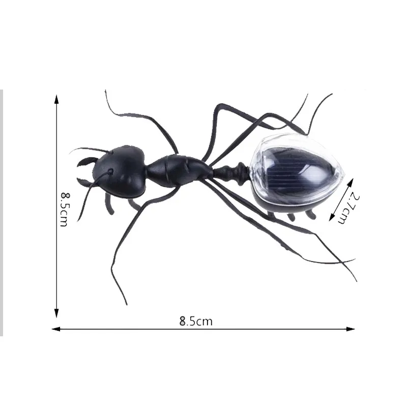 1PC Trick Toys solar ant Power Robot Toy Bug Solar Energy Powered Mini Kit Novelty Kid Children Gadget funny | Игрушки и хобби