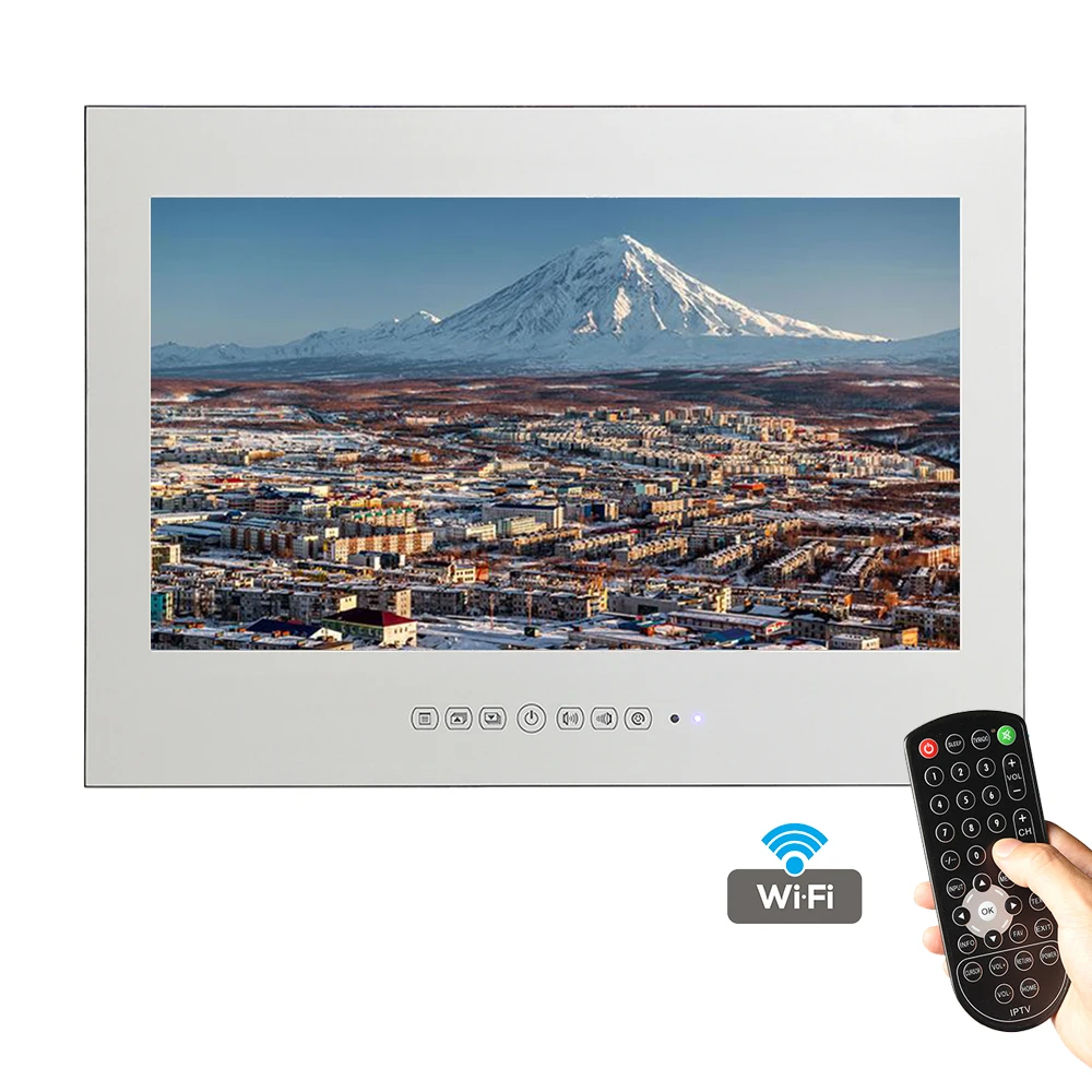 Souria Новый Дизайн 18.5 дюймов Wi Fi HDMI 1080 HD Smart Водонепроницаемый душ Android зеркало ТВ